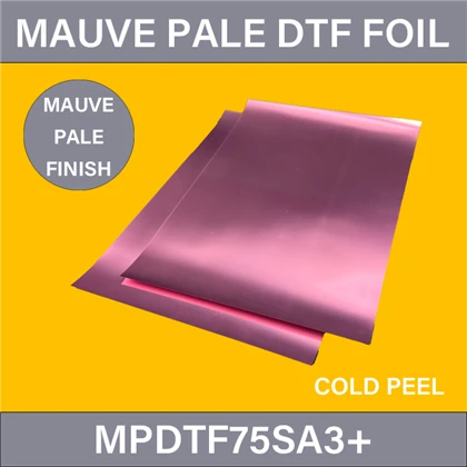 Folha de DTF pálida Mauve